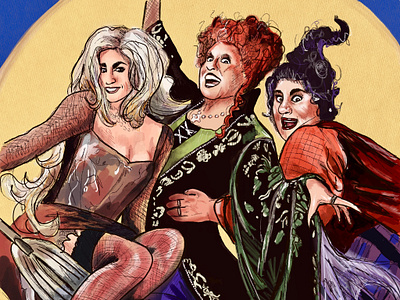 Oh, look. Another glorious morning. Makes me sick! drawing halloween hocus pocus procreate