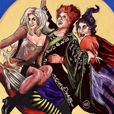 Oh, look. Another glorious morning. Makes me sick! drawing halloween hocus pocus procreate