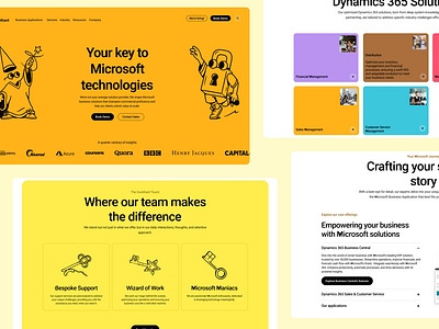 Gestihard - Agency microsoft website branding design landing page sofware ui ux web design