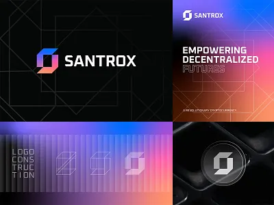 Santrox Cryptocurrency Logo Design – Letter S, Crypto, DeFi bitcoin blockchain brand identity branding coin crypto crypto logo cryptocurrency decentralized defi ethereum exchange finance finance logo letter s logo design modern logo technology token wallet
