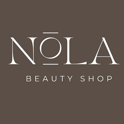 Nola Beauty Shop Logo Design branding graphic design logo