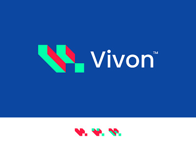 Vivon tech logo design, Technology logo, Letter V +N Logo Mark ai logo brand identity branding design geometric logo identity innovative logo it logo letter mark logo logo design logodesigner logos logotype n logo saas logo startup logo tech technology logo v logo