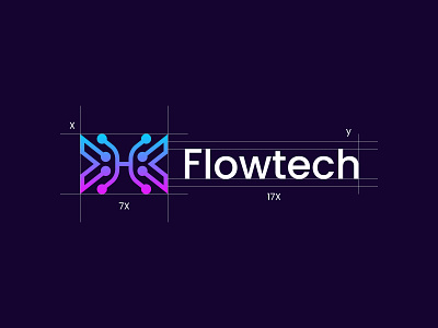 Flowtech - technology logo design a b c d e f g h i j k l m n ai logo artificial intelligence branding creative logo flowtech identity letter mark monogram logo logo design logo inspirations minimalist logo modern modern logo o p q r s t u v w x y z symbol technology logo trendy logo