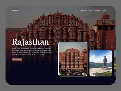 Discover India's States - Figma Animation animation figma figma animation graphic design ui uiux webdesign