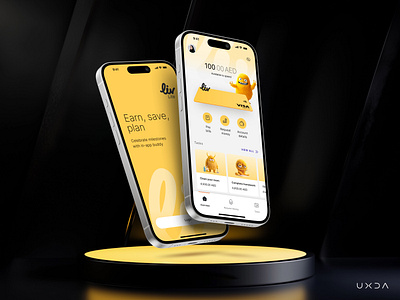 Injecting Style into Dubai's Digital Banking 3d animation app design banking cx design dubai emirates finance financial fintech for kids liv liv lite uae ui user experience user interface ux ux design