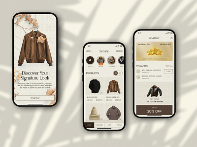 Fashion E-commerce Mobile App Design app design b2c clothing design discount e commerce f commerce fashion fashion brand mobile app design modern app online shopping refarrel reward shopify shopping shopping cart ui ui ux design