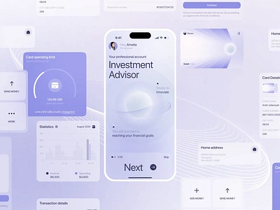 ASTX - Investment App banking mobile app blockchain blockchain app coin crypto swap cryptocurrency app exchange finance app finance design fintech fintech mobile app fintech startup ico investment mobile finance payment app payment system startup token wallet app design