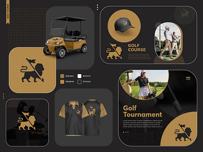 Lion's Pride: Golf Tournament Logo Design brand identity branding design designlogo flat graphic design icon illustration logo logo design logoconcept logoideas logoinspiration logomark logos logotype mascot minimal minimalist smallbusiness