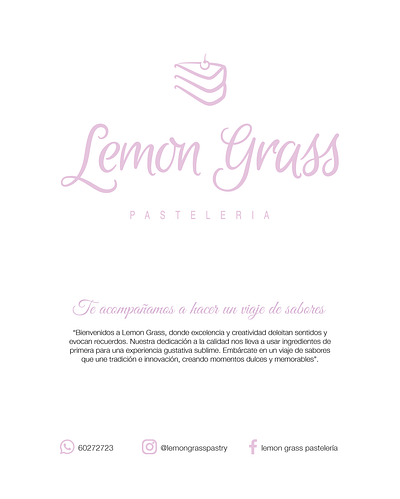 Menú: Lemon Grass design diseñi gráfico fotografía de producto isotipo marca menú