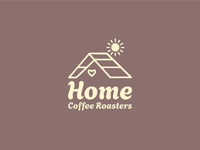 HOME COFFEE ROASTERS Logo Design (unused) coffeevibes