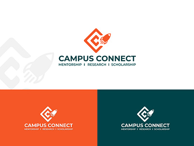 Logo for a Startup Business brandguides branding brandingdesign campusconnect campuslogo connectlogo consultlogo educationlogo graphic design logo rocketlogo startuplogo