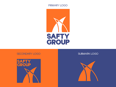 Safty Group - Brand Board brand board branding freight forwarding illustration logo logo design