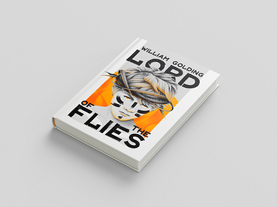 Lord of the Flies book book cover boy character design grain texture illustration lord of the flies portrait texture vector