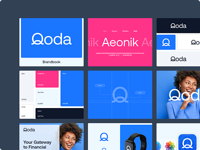 Qoda – Vibrant and Modern Branding for Tech Learners brand guidelines brand identity brand visual branding graphic design logo typography