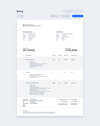 Invoice and Order manager