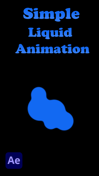 Simple Liqid Animaion animation design graphic design