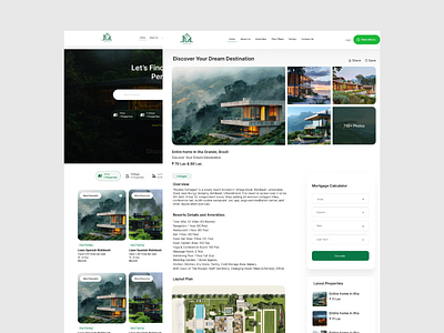 Real Estate Website ui
