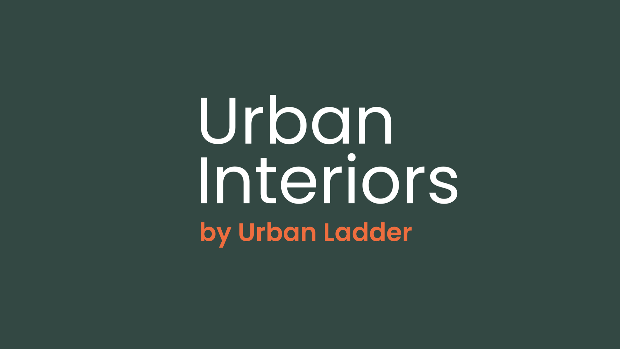 Urban Interiors by Urban Ladder | Branding branding furnishings graphic design interior barnding logo urban ladder