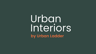 Urban Interiors by Urban Ladder | Branding branding furnishings graphic design interior barnding logo urban ladder