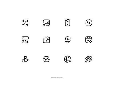 AI spark animations part 3 animation icon icondesign iconography iconpack icons iconset motion graphics ui