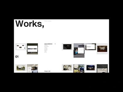 Gregory Lalle — Portfolio 24' animation clean creative dev font grid layout minimalism minimalist portfolio transition white