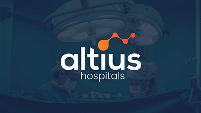 Logo, Branding & Web Design - ALTIUS Hospitals branding graphic design healthcare branding hospital logo logo ui