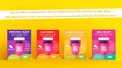 Slip Slips: Nutrition on the go | Branding & Packaging branding graphic design logo nutrition branding packaging