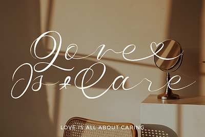 Lily Adam - Valentine Elegant Font cursive font