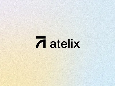 Atelix AI logo ai app branding design free logo ui