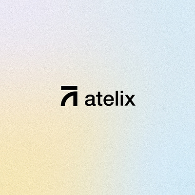 Atelix AI logo ai app branding design free logo ui