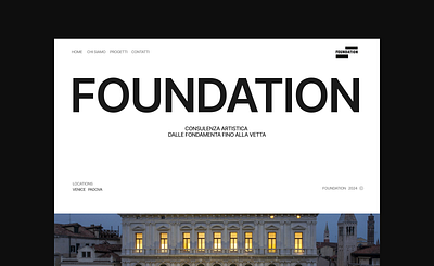 Foundation - Homepage ui webdesign website