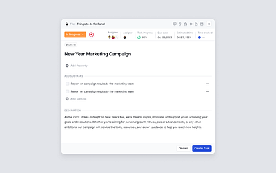 🚀 Designing seamless task management product design task task modal ui ux