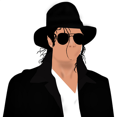 illustration Michael Jackson graphic design