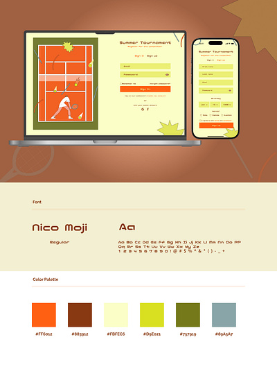 Daily UI #001 Sign in & Sign up app design graphic design illustration typography ui ux vector