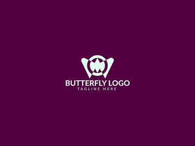 Butterfly Logo abstract animal logo brand branding business butterfly logo clasic combination logo combined logo cute design graphic design icon illustration logo minimal shape simple ui vector