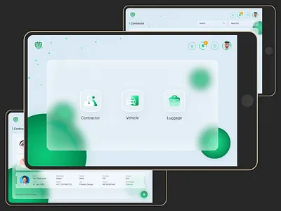 Gate Pass Tablet Design azad branding design gate gate pass glassmorphism glassmorphism ui graphic design illustration mohammad mohammad azad pass tab tablet typography ui ui design ux vector