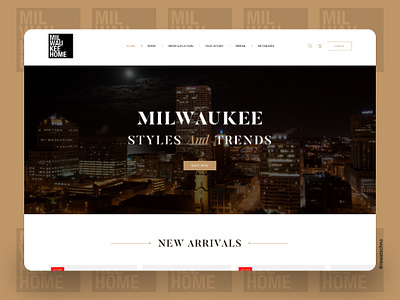 Milwaukee Home Website Redesign adobe photoshop animation figma shopify ui ux