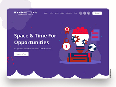 Myndsetting Website Redesign adobe illustrator figma language squarespace ui ux