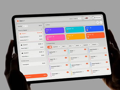 Food Order Management for restaurant dashboard design food food app design food delivery food delivery platform food dishes food order food order management mindinventory order management pos system product product design restaurant ui ux