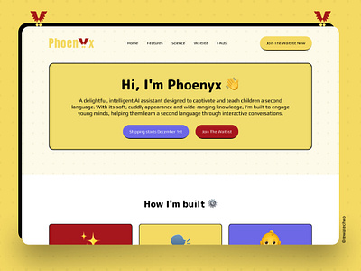 Phoenyx Website Redesign color figma squarespace ui ux