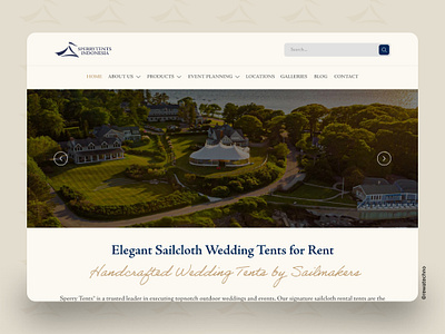 Sperrytents Indonesia Website Redesign branding illustrator photoshop squarespace ui ux