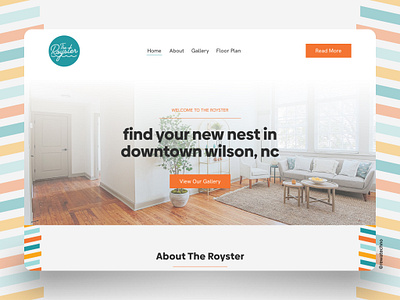 The Royster Website Redesign branding figma photoshop squarespace ui ux