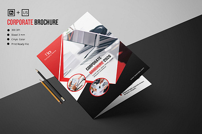 Business Bifold Brochure bifold brochure brochure template business brochure corporate brochure creative minimal psd