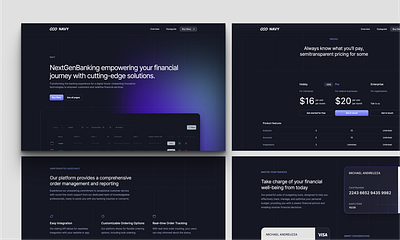 Navy astro darkmode gradient modern saas tailwind template theme