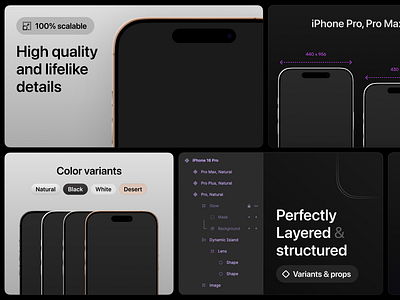 Figma iPhone 16 Mockup design design system figma interface iphone iphone 16 mockup ui ui kit ux