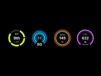 Watch Icons app applewatch components dark mode design design system figma iconography icons interface landing page minimalist modal smartwatch ui ui design ui kit widget