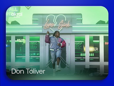 Don Toliver - LoveSick Tour 3d animation concert design liveshow motion graphics post production stage design