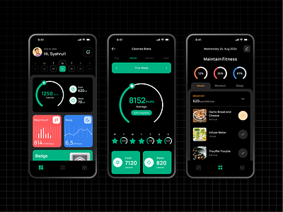 MOVE - Health Tracker App app design design health health app interaction design interface design ui ui design user experience user interface