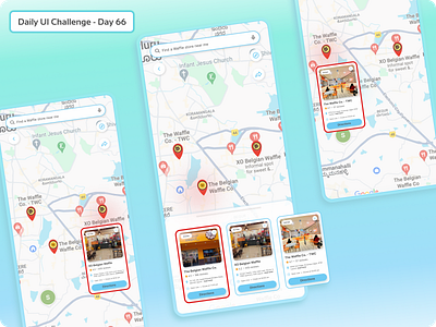 Daily UI Challenge #66 - Design a store locations map daily ui challenge design hype 4 academy square.one ui ux ux design