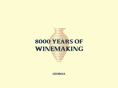 Homeland of Wine 8000 years branding concept creative georgia graphic design illustration logo winemaking